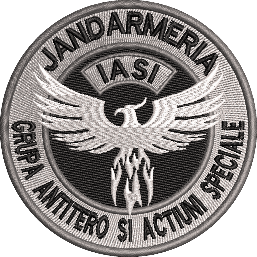 EMBLEMA JANDARMERIA IASI - GRUPA ANTITERO SI ACTIUNI SPECIALE
